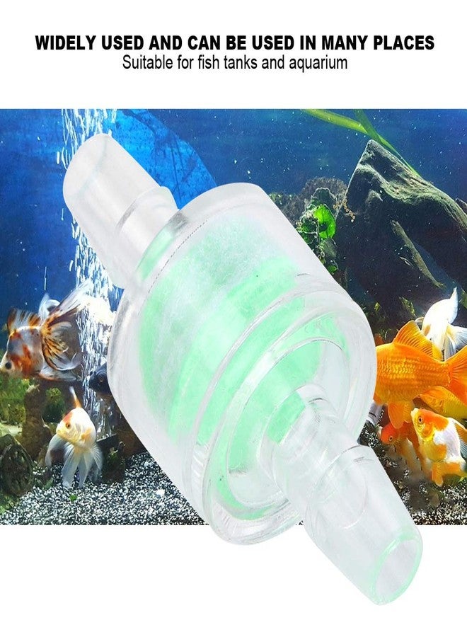 MUNEFE 10PCS Aquarium Filter Tube, ABS Silicone Tube Filter, Plastic Fish Tank Check Valve for Fish Tanks and Aquarium(8MM) - Image 3